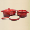 3PCS Gusseisen Coowkare gesetztes LFGB Fabrik